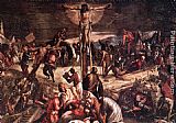 Jacopo Robusti Tintoretto Crucifixion [detail 1] painting